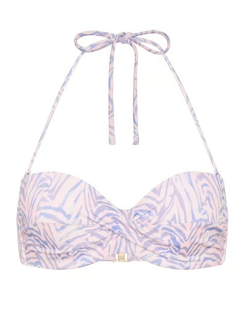 Victoria's Secret Swim Twist Push-Up Bandeau Bikini Top Sz 34B NWT